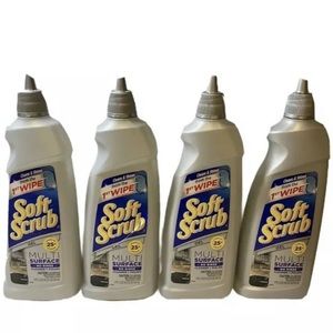 Soft Scrub Multi-Surface No-Rinse Gel Cleaner and Polish 18.3 oz each PACK of 4